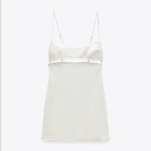 Zara White Cutout Dress Spring/Summer 2022